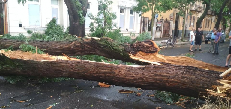 Komoly károkat okozott a zivatar Nyíregyházán
