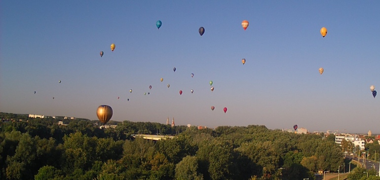 Kameráinkon a hőlégballon EB