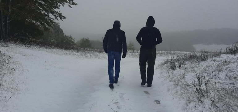 Megérkezett az első havazás a horvátokhoz