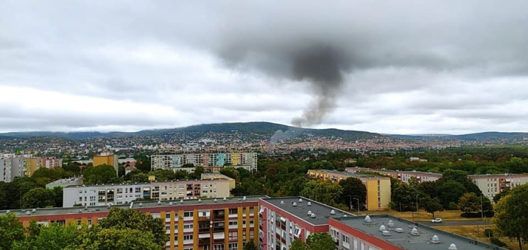 Ismét tűz ütötte fel a fejét Pécsen