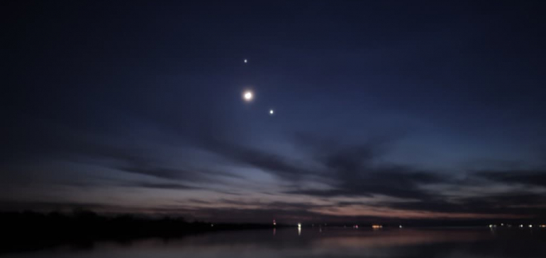 Együtt láthattuk a Jupitert, a Vénuszt és a Holdat