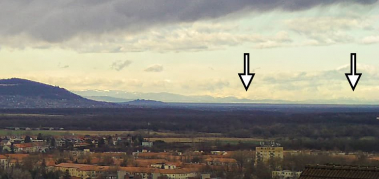 Az Alpokig is elláthattunk Ajkáról