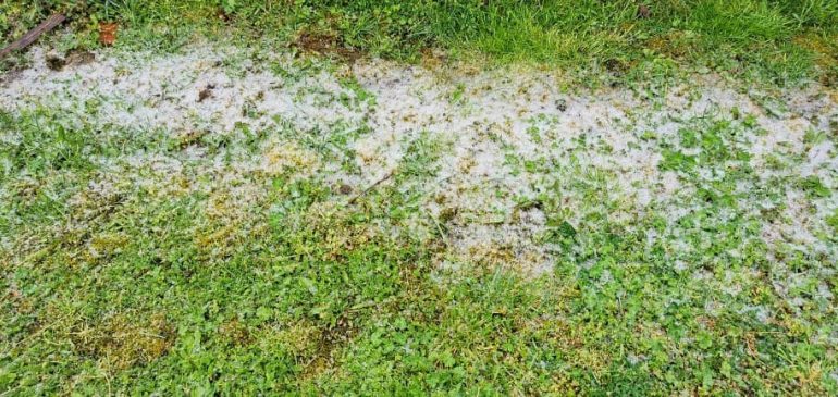 Apró jégszemek is keveredtek a húsvétvasárnapi locsolásba