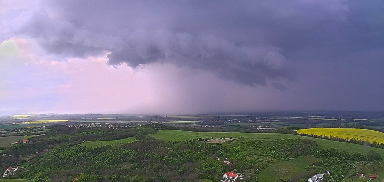 Szupercella ment át Győrön