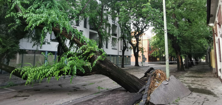 Szélvihart és zivatarokat igen, jelentős lehűlést nem hoz az esti hidegfront