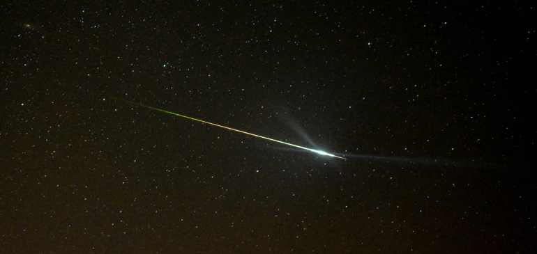 Fényes Perseidákat fotóztak éjjel