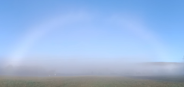 Látványos ködív jelent meg nem oly messze a Balatontól