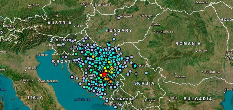 Itthon is érezni lehetett a szombat esti földrengést