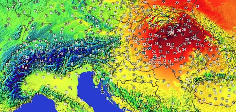 Egész Közép-Európában nálunk van a legmelegebb