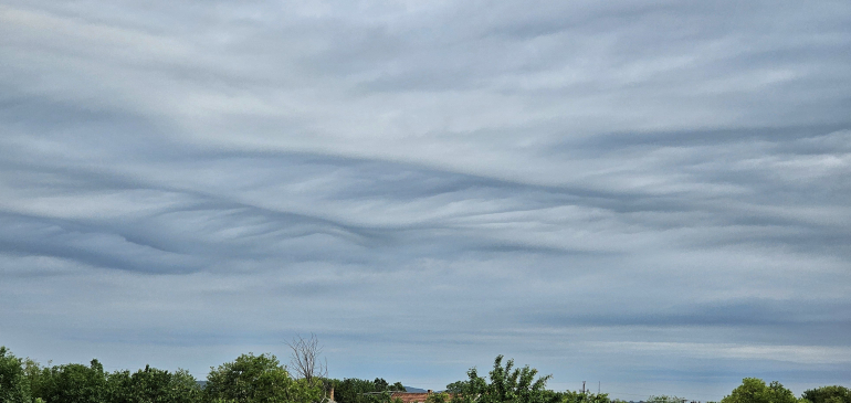 Undulatus asperatus felhők jelentek meg hazánk fölött