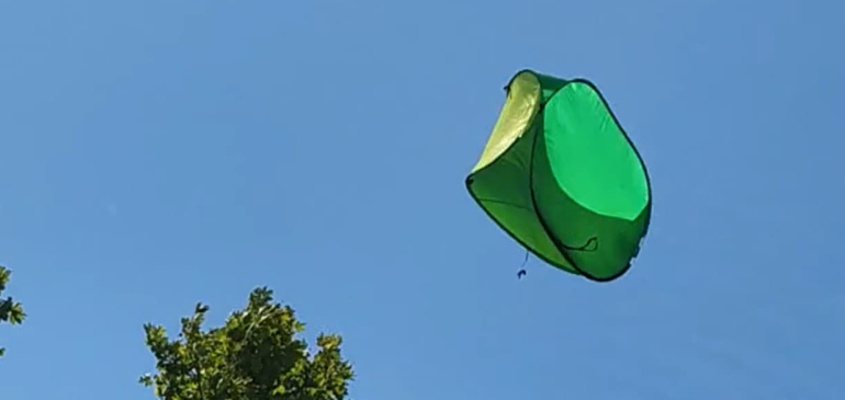 Mini tornádó keletkezett a vonyarci strandon