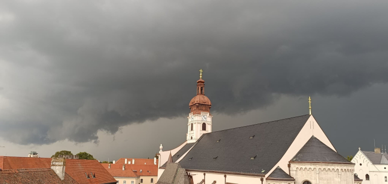 Győrre csapott le az egyik zivatar