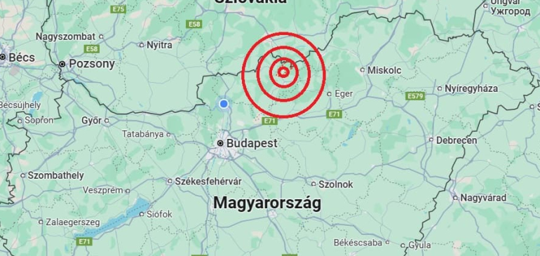 2,1-es földrengés pattant ki Salgótarjánnál