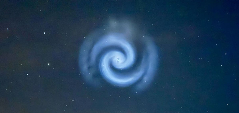 Mi is az a SpaceX-spirál, amit hétfőn este láttunk?