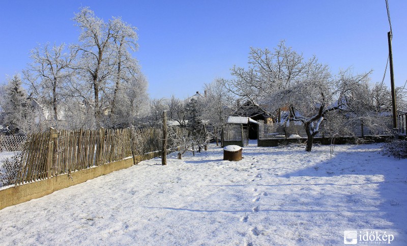 Az esti havazás eredménye