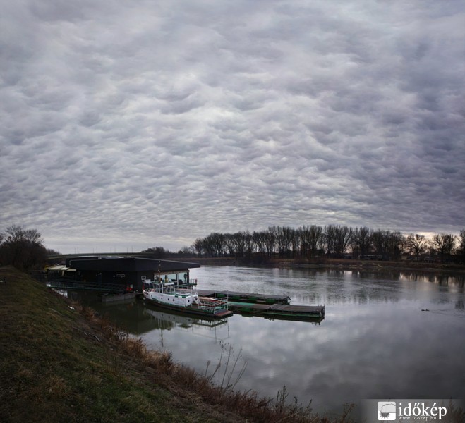 Altocumulus stratiformis opacus mamma