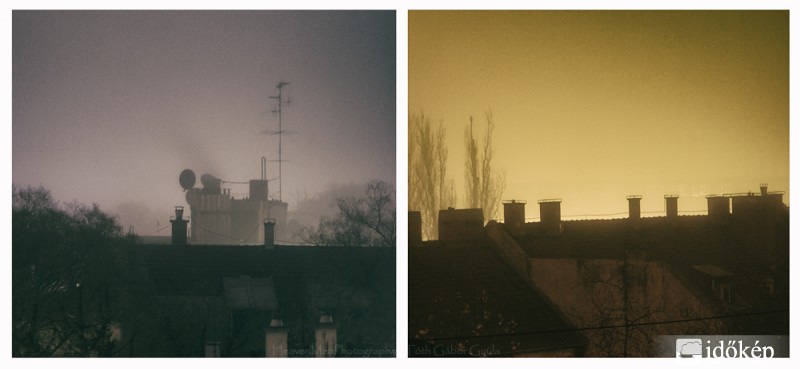 Betakarózott a város