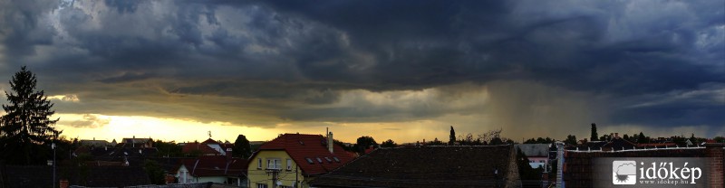 Budapest északi része felett!