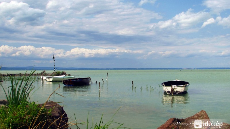 Csónakok a Balatonon