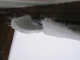 Góri hófüggöny jégcsápokkal