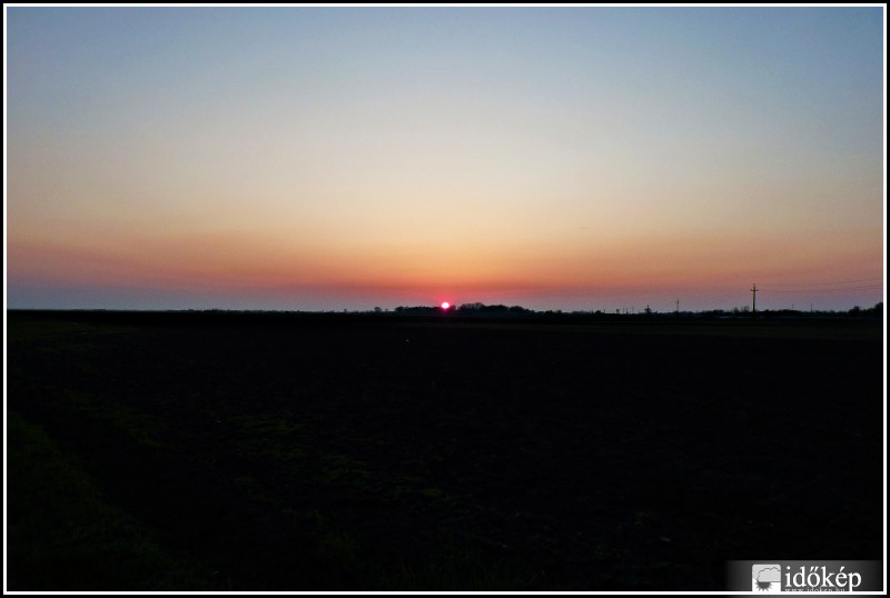 Orosházi naplemete 2010. április 17.