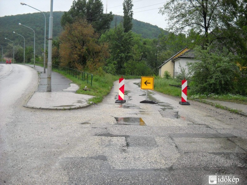 1-es főút lezárva Tatabányán