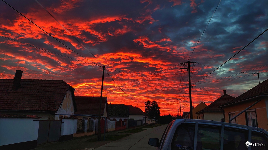 Tegnapi napnyugta után