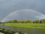 Szivárvány a Tisza fölött