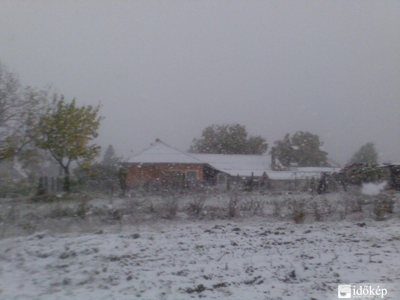 Októberi havazás Verpeléten