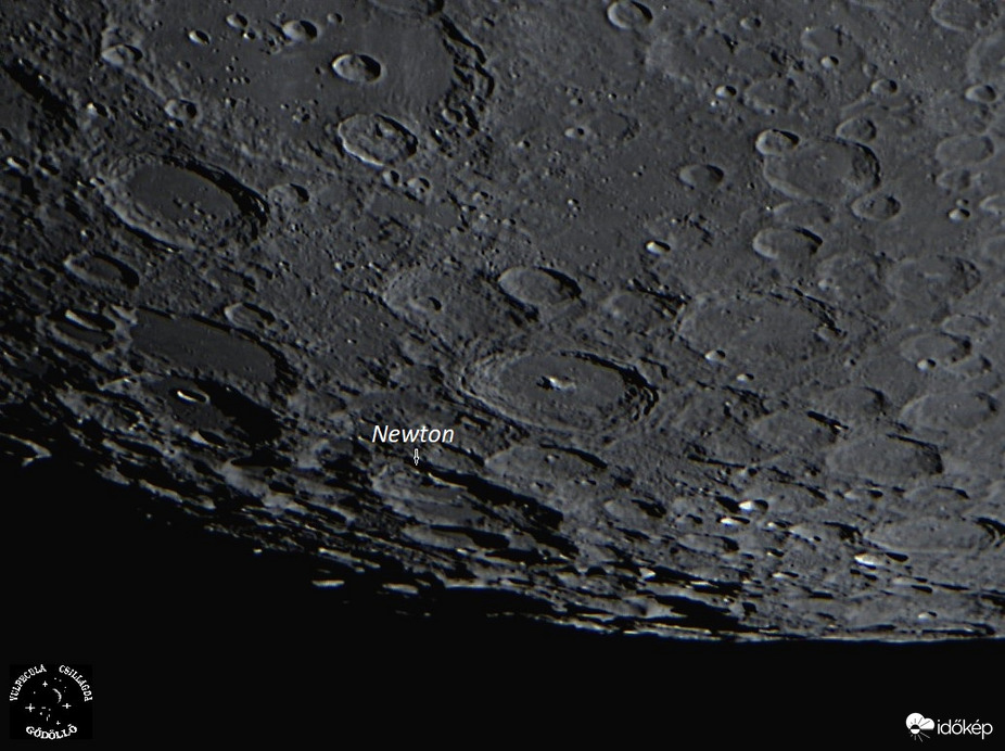 Newton kráter. 