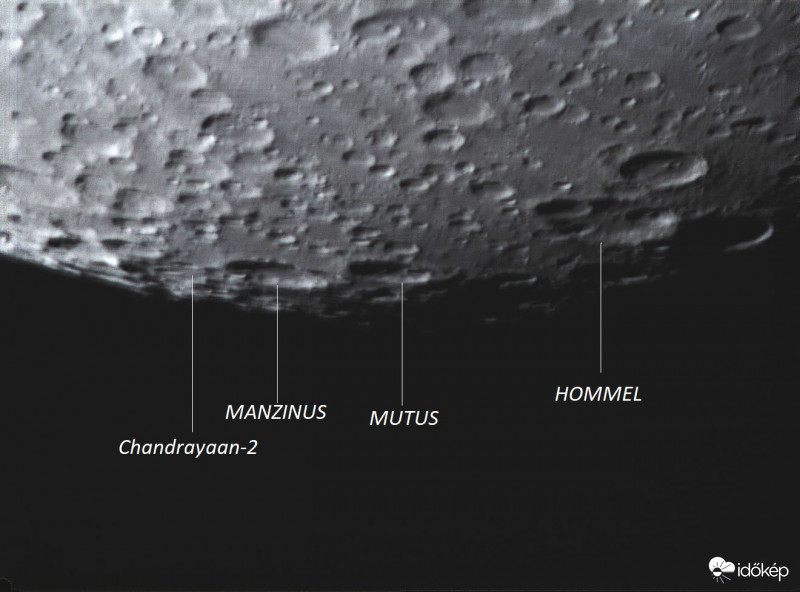 Chandrayaan-2 lesszálló helye