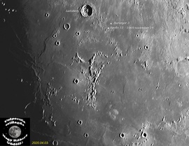 Apollo 12 leszállási helye.