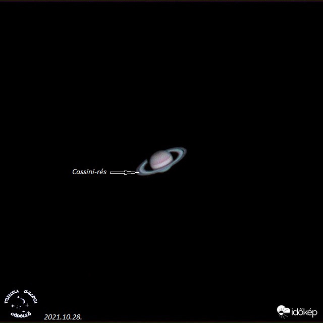 Cassini rés. Szélessége 3570km.