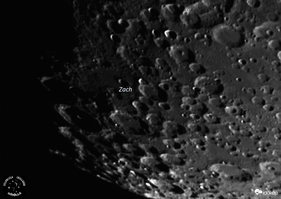 Zach Ferencről elnevezett 71km átmérőjű kráter. 