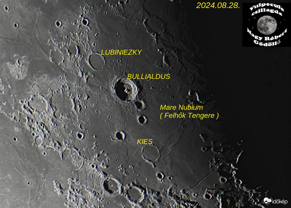 Bullialdus kráter. Bővebb leírás a blogban. 