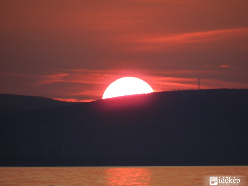 Balatoni naplemente.