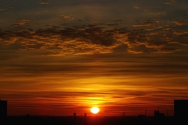Szegedi naplemente