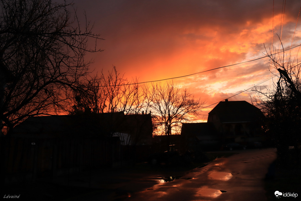 Eső utáni naplemente! 