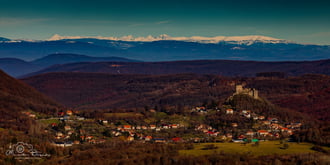 Somoskői vár és a Magas-Tátra