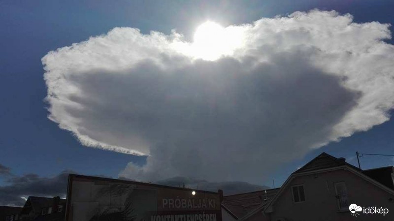 Zivatar Sárvár mellett