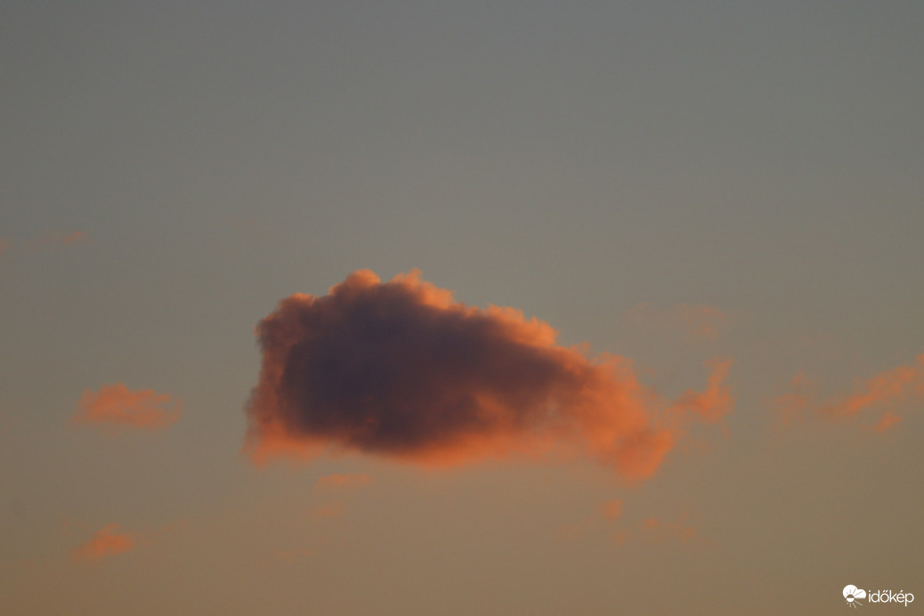 Felhős, szeles naplemente 3.