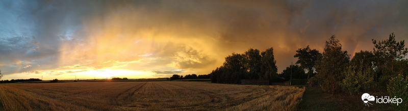 A vihar után - Panoráma szivárvánnyal