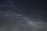 C/2020 F3 (NEOWISE) üstökös, éjszakai világító felhők