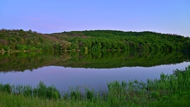 Naplemente után.