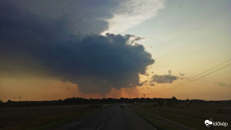 Szeged mellett leszakadt