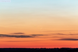 Jupiter és az 1,4%-os holdsarló