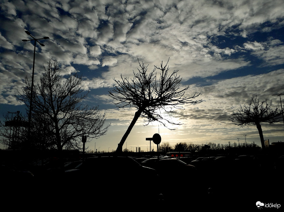 Naplemente Szegeden.