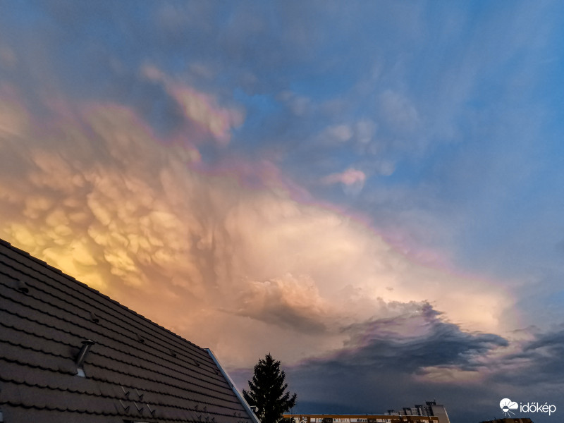 Zalaegerszeg feletti cella szombathelyrol. Csoda latvany ?