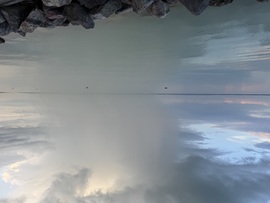 Esőfüggöny Balatonkenesén 