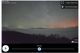 Naszály kameráján pici sarkifény?